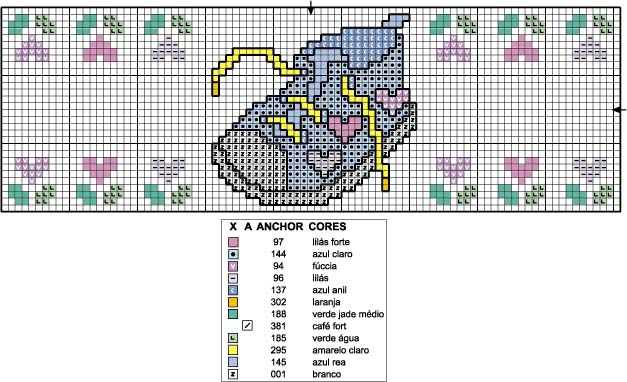 Schema punto croce Scarpetta