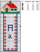 Schema punto croce A-casetta