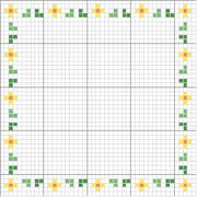 Schema punto croce Cornice