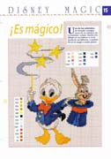 Schema punto croce Disney-magia