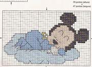 Schema punto croce Mickey-2