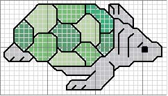 Schema punto croce Tartaruga 2