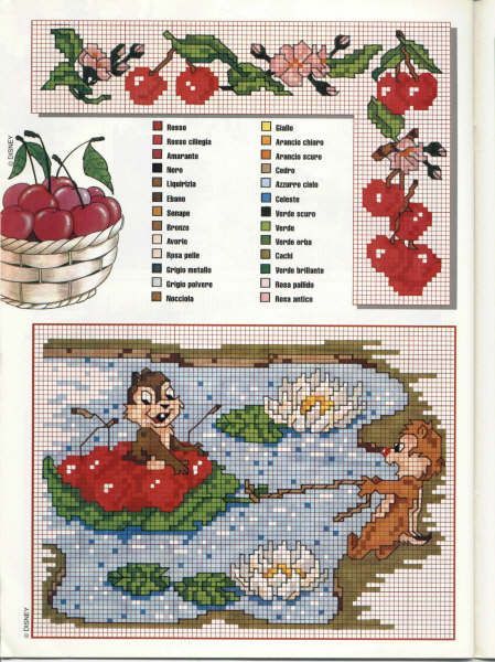 Schema punto croce Tico teco 3