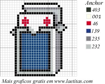 Schema punto croce Carte poker 2