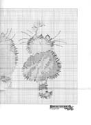 Schema punto croce Gatti farfalle 2