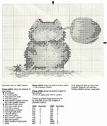 Schema punto croce Gattino 01