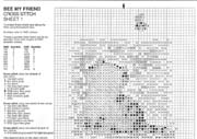 Schema punto croce Gattino 1