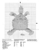 Schema punto croce Gatto turbato 1