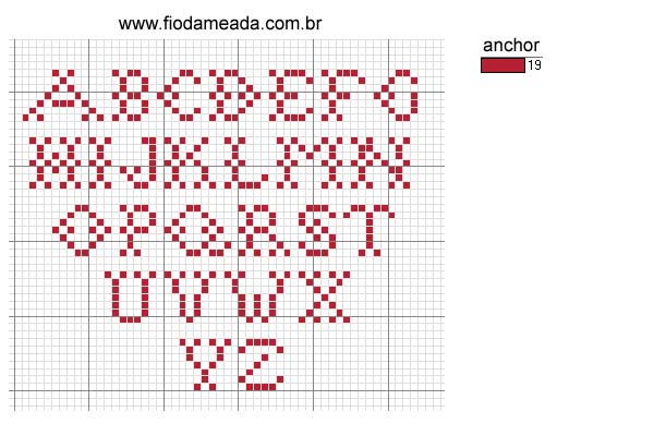 Schema punto croce Mono222