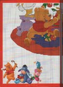 Schema punto croce Natale winnie the pooh 3