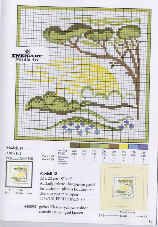 Schema punto croce Paesaggio 2