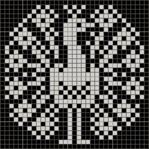 Schema punto croce Pavone