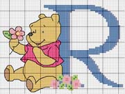 Schema punto croce Pooh r