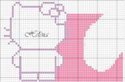 Schema punto croce L Hello Kitty