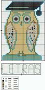 Schema punto croce Laurea