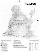 Schema punto croce Snowman-1