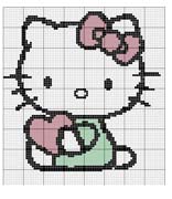 Schema punto croce Hello Kitty 3