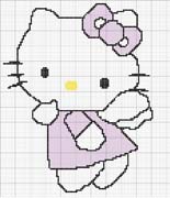 Schema punto croce Hello Kitty 5