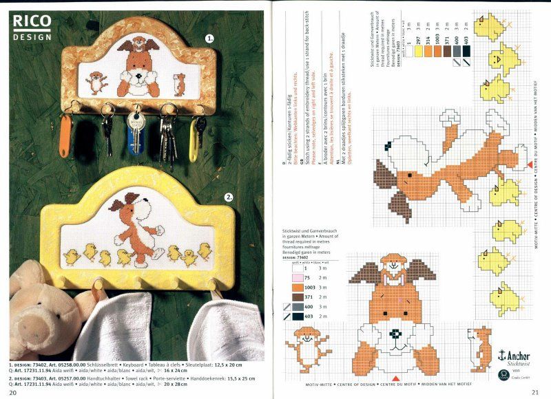 Schema punto croce Animali 3