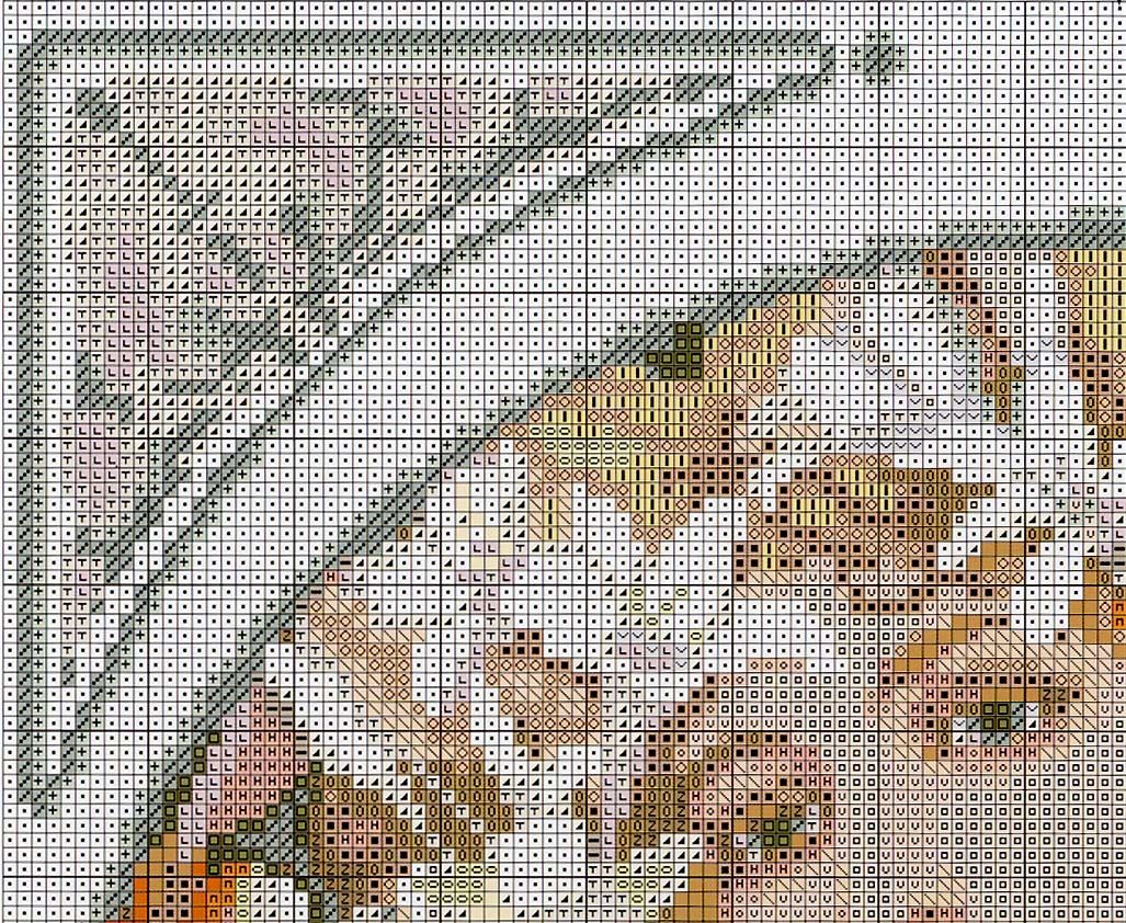 Schema punto croce Liberty 4