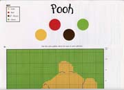 Schema punto croce Cuscini Winnie The Pooh 3