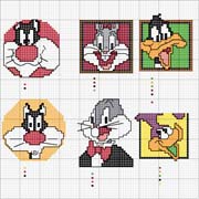 Schema punto croce Looney Tunes