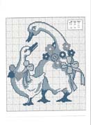 Schema punto croce Oche