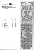 Schema punto croce Segnalibro Sole