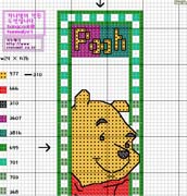 Schema punto croce Segnalibro Winnie 1