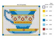 Schema punto croce Tazzina