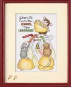 Schema punto croce Topi E Limoni