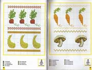 Schema punto croce Verdure 2