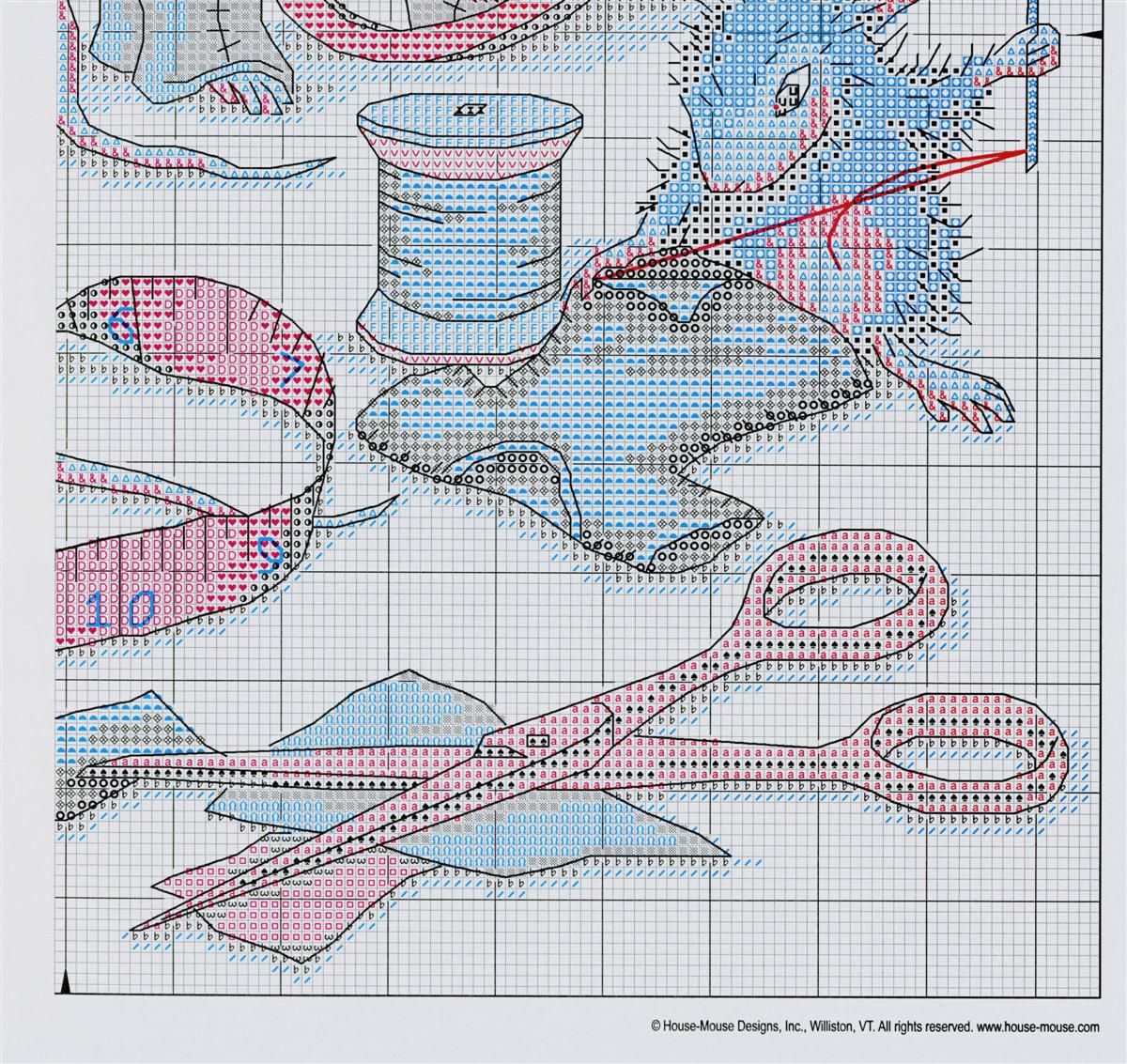 Schema punto croce Topini atelier 4