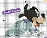 Schema punto croce Baby pippo gattoni 