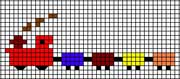 Schema punto croce trenino