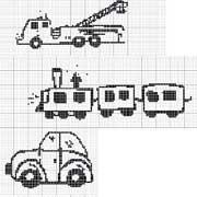 Schema punto croce trasporti