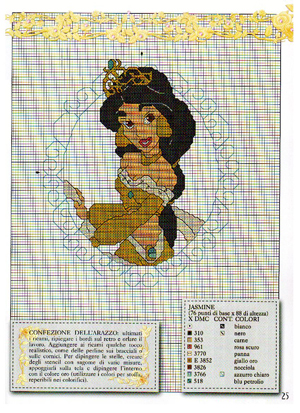 Schema punto croce PRINC5oko