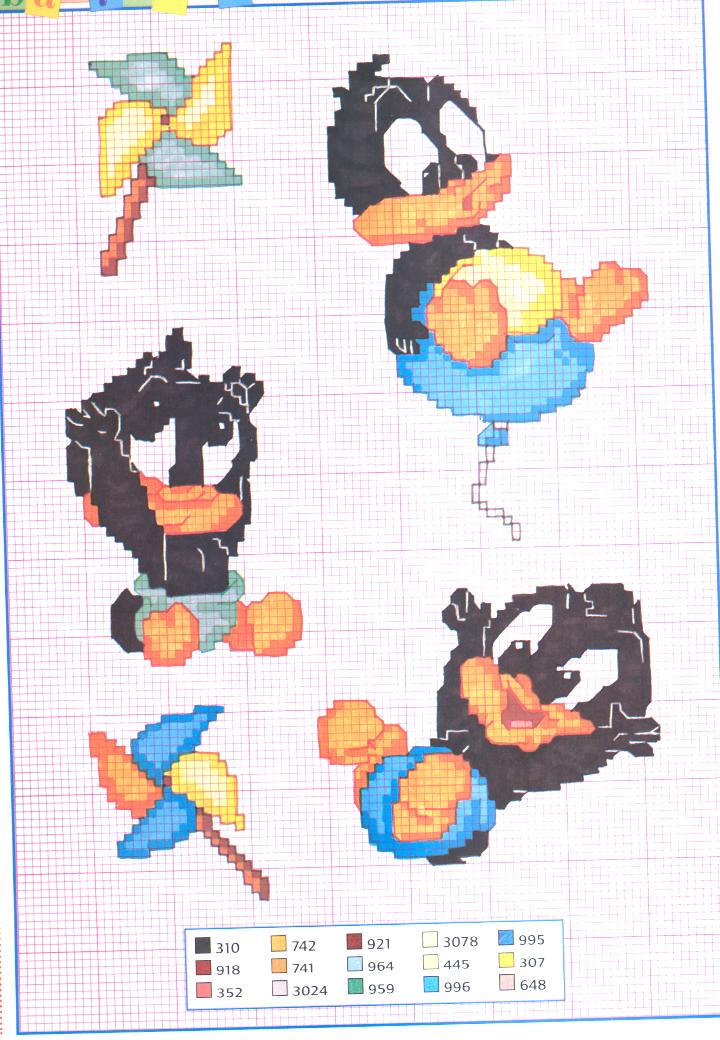 Schema punto croce BabyDuffy