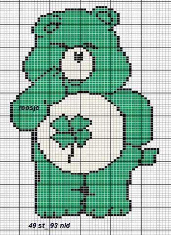 Schema punto croce Care bears