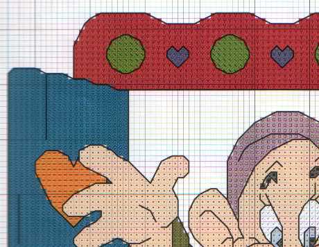 Schema punto croce Cucciolo 0