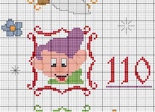 Schema punto croce Metro5