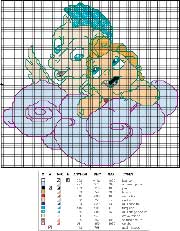 Schema punto croce Motivo 52 e
