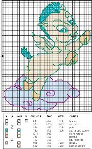 Schema punto croce Motivo 52 g 