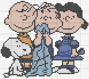 Schema punto croce Peanuts