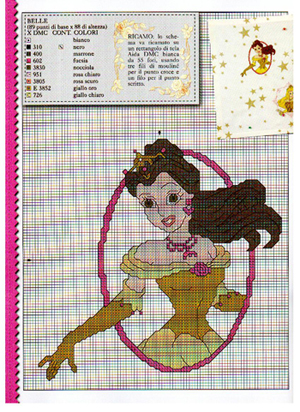 Schema punto croce Princ2ok