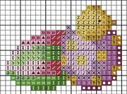 Schema punto croce Pulcino