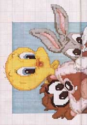 Schema punto croce Looney-tunes