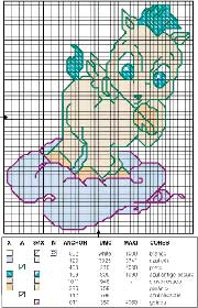 Schema punto croce Motivo52-f