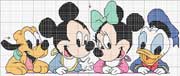 Schema punto croce Walt Disney