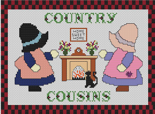 Schema punto croce Countrycous1